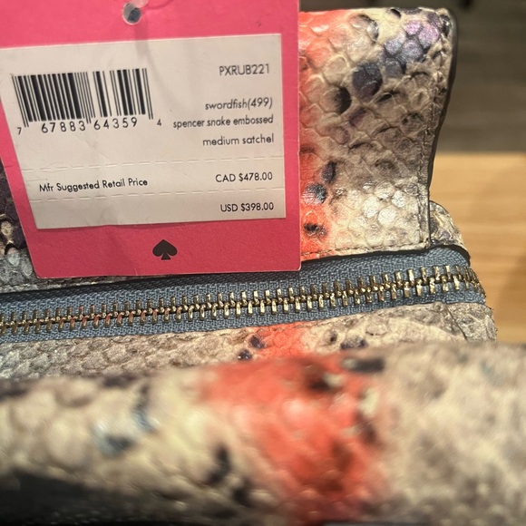 Kate Spade Blue and Purple Satchel Bag - Picture 8 of 10